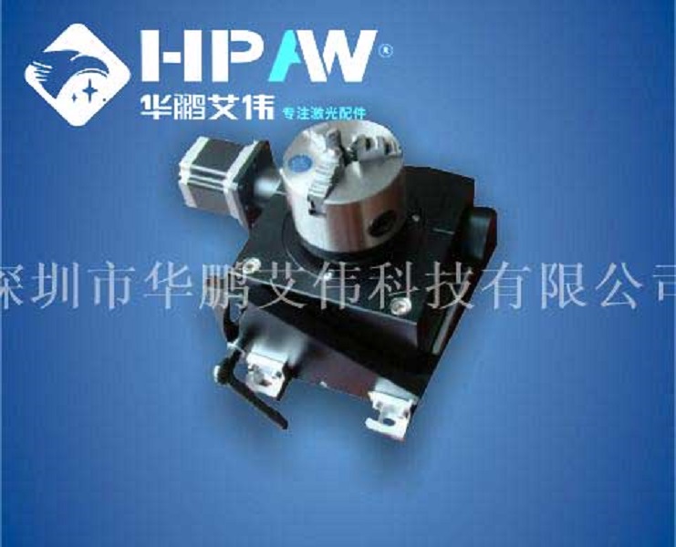 激光旋转工作台4